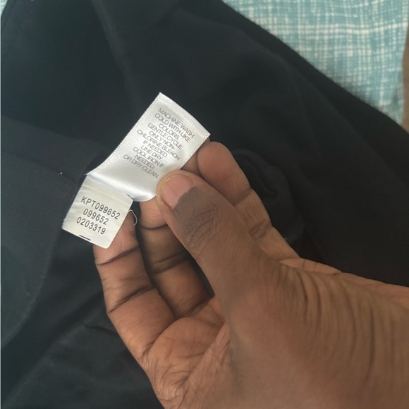 J.jill pants ponte full-leg Cropped Large black minimalist high rise Travel - Picture 5 of 9